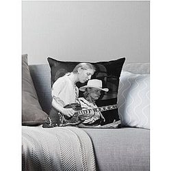 Derek Trucks and Dickey Betts - Photograph Throw Pillow