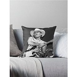 Derek Trucks and Dickey Betts - Photograph Throw Pillow