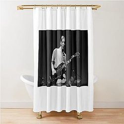 Derek Trucks BW Photograph Shower Curtain