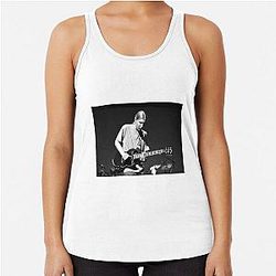 Derek Trucks BW Photograph Racerback Tank Top