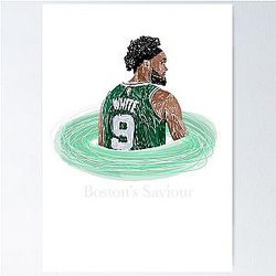 Derrick White Boston's Saviour Poster