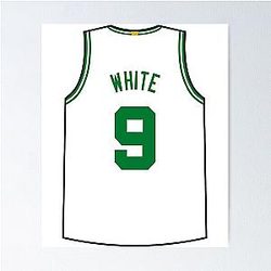 Derrick White NBA Jersey Poster