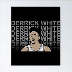 Derrick White Basketball Poster
