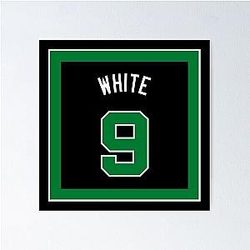 Derrick White Celtics Poster