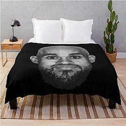 Bald Vintage Throw Blanket