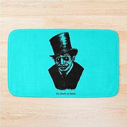 It's Dark in Here Derrick White Bath Mat