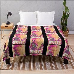 Derrick White Buffalo Soldier Blanket