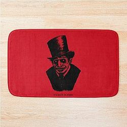 It's Dark in Here Derrick White Bath Mat