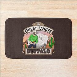 The Great White Buffalo - Derrick White Boston Bath Mat