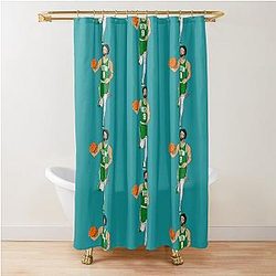 Derrick White - Boston Celtics Basketball Shower Curtain
