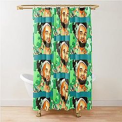 Derrick White Shower Curtain