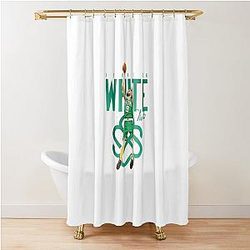 Derrick White Shower Curtain