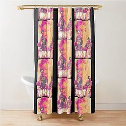 Derrick White Buffalo Shower Curtain