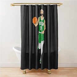 Derrick White - Boston Celtics Basketball Shower Curtain