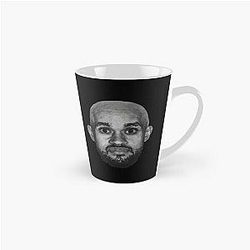 Bald Derrick White Vintage Face Tall Mug