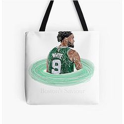 Derrick White - Boston's Saviour All Over Print Tote Bag