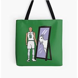 Derrick White GOAT All Over Print Tote Bag