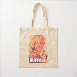 Derrick White Buffalo Soldier Cotton Tote Bag