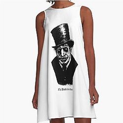 It's Dark in Here Derrick White A-Line Dress