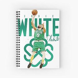 Derrick White Spiral Notebook