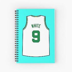 Derrick White Association Jersey Notebook