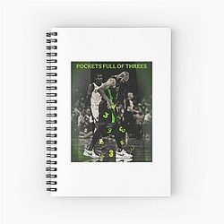Derrick White Pockets Full of Three Notebook