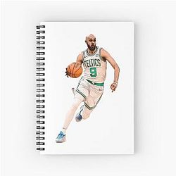 Derrick White Dribbling Boston Celtics Notebook