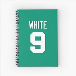 Derrick White 9 Celtic Notebook