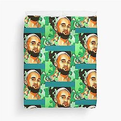 Derrick White Duvet Cover