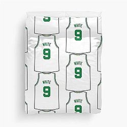 Derrick White Jersey Duvet Cover