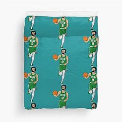 Derrick White Boston Celtics Basketball Duvet Cover