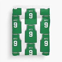 Derrick White Jersey Duvet Cover