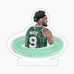 Derrick White Boston's Saviour Sticker