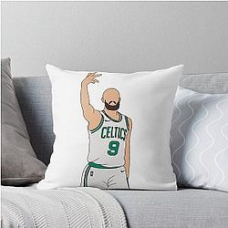 Derrick White 3 Throw Pillow