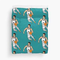 Derrick White San Antonio Basketball Duvet Cover