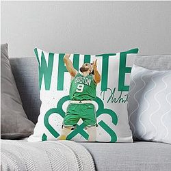 Derrick White Throw Pillow