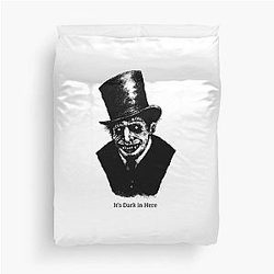 It's Dark in Here Derrick White Duvet Cover