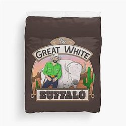 The Great Buffalo - Derrick White - Boston Duvet Cover
