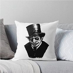It's Dark in Here Derrick White Throw Pillow