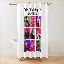 Descendants zombies Worlds collide Tour 2025 Shower Curtain