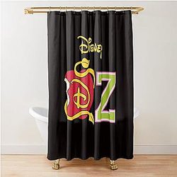 Descendants Zombies Worlds Collision Tour 2025 Shower Curtain