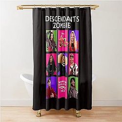 Descendants Zombies Worlds Collapse Tour 2025 Shower Curtain