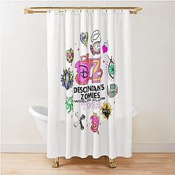 Descendants Zombies World Tour Shower Curtain