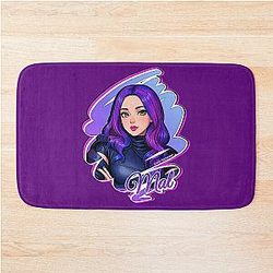 Mal Purple Queen Descendants 3 Manga Anime Cartoon Comics Style Bath Mat