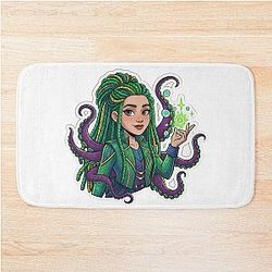 Uliana: The Sea Witch - Descendants 4 Rise of the Red Fan Art Bath Mat