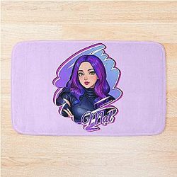 Mal Purple Queen Descendants 3 Manga Anime Cartoon Style Bath Mat
