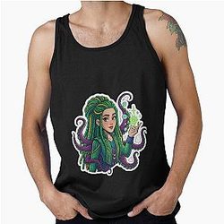 Uliana The Sea Witch Descendants 4 Rise of Red Fan Art Tank Top