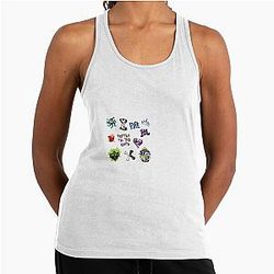 Descendants Sticker Pack Racerback Tank