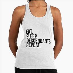 Eat Sleep Descendants Racerback Tank Top