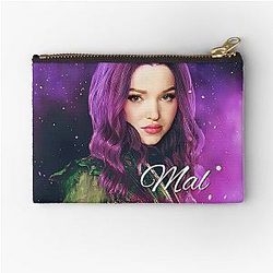 Mal Purple Princess Pink Zipper Pouch Descendants 3